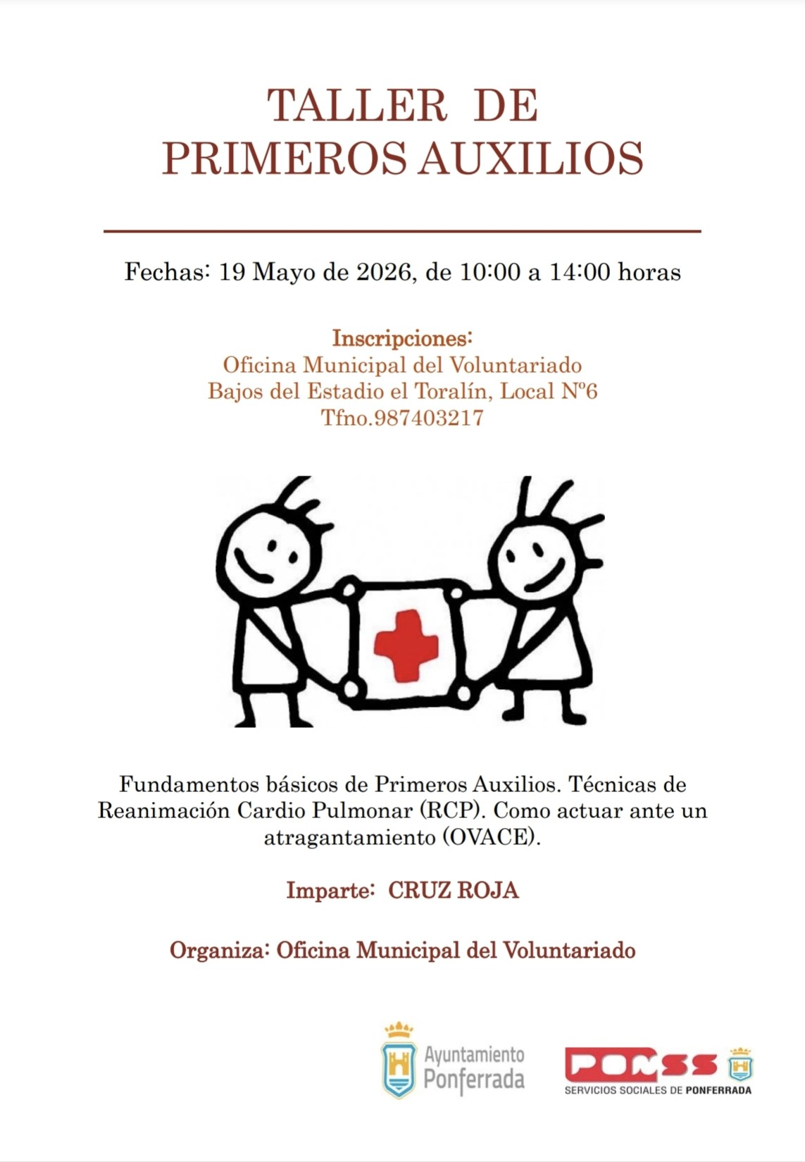 TALLER PRIMEROS AUXILIOS